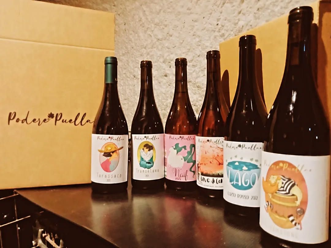 Le bottiglie di Podere Puellae